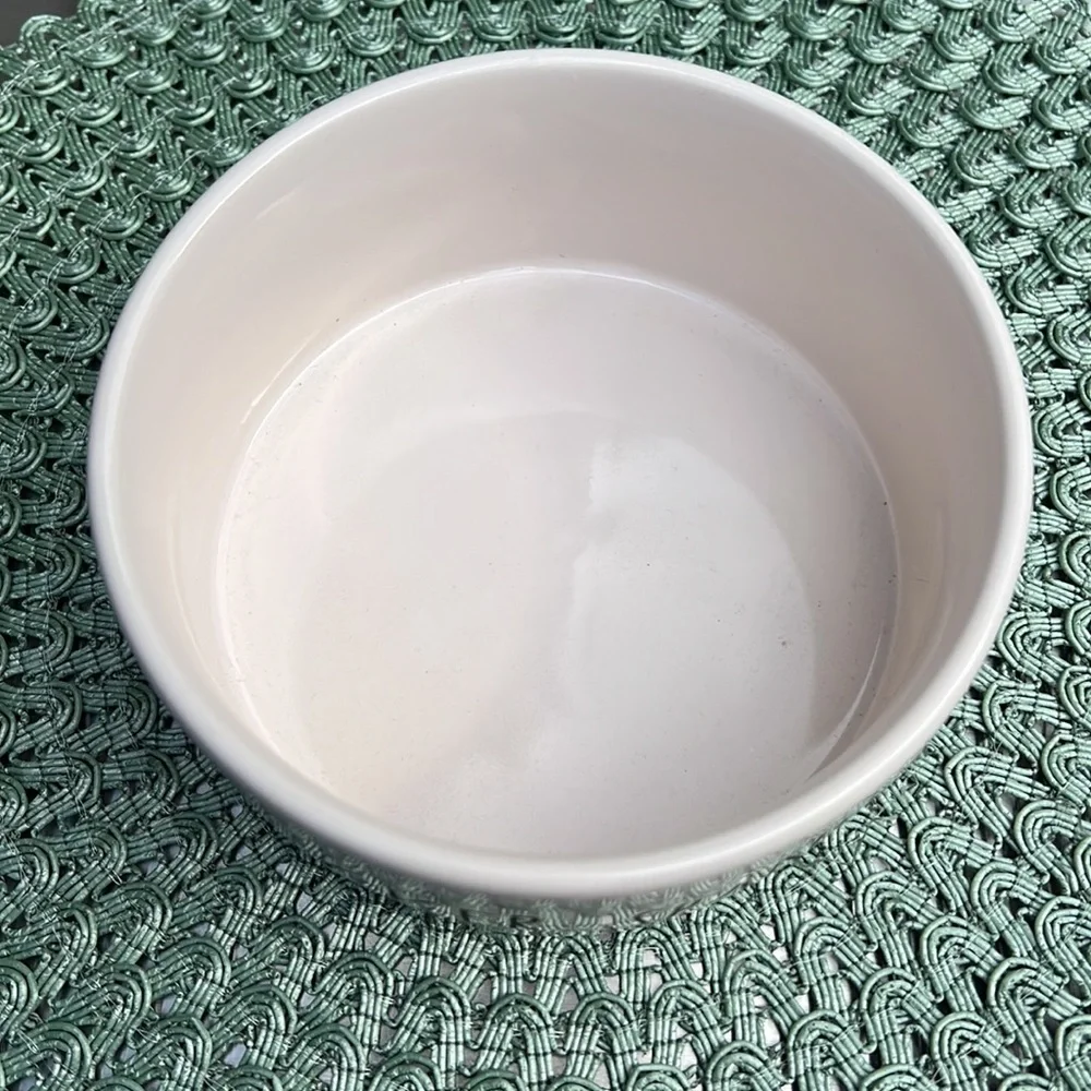 New Rae Dunn COCKER SPANIEL Dog water 💦 or food bowel. Approx 6” Diameter